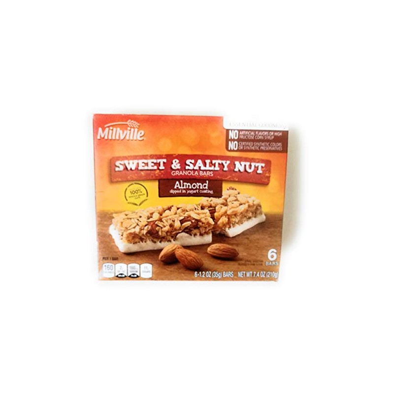 Millville Sweet & Salty Nut Granola Bars | 100% Whole