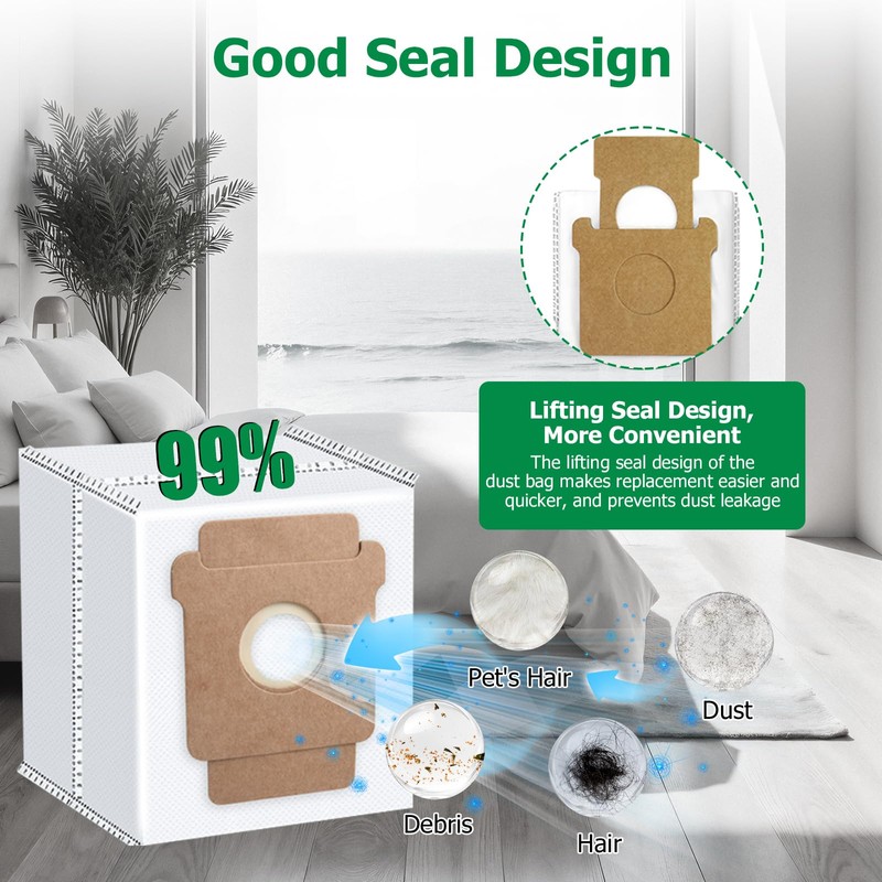 MIXEAL 25 Pcs Accessories Kit for iRobot Roomba Plus 405
