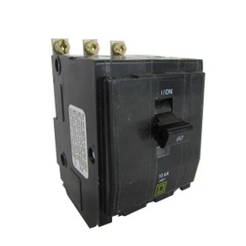 SCHNEIDER ELECTRIC Miniature 240-Volt 60-Amp QOB360 Molded Case Circuit Breaker 600V 100A, Color
