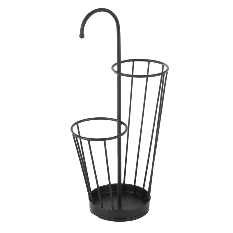 Deco 79 Metal Umbrella Stand 2 Section with Umbrella Shaped