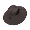 Sun Hat Nylon Dark Gray UV Protection Breathable Adjustable Wide