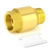 GASHER 1PCS Brass Check Valve DN20 1" Female and Male