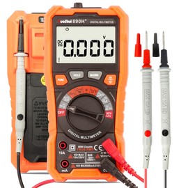 RuoShui Digital Multimeter Voltage Tester 1000V T-RMS 6000 Counts Auto Ranging Ohm Amp Volt Meter,Measure DC/AC Current Voltage Resistance Capacitance Continuity Temperature Hz NCV Multimetro Tester