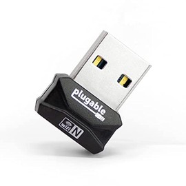 Plugable USB 2.0 Wireless N 802.11n 150 Mbps Adaptador de Red Nano WiFi (chipset Realtek RTL8188EUS) Plug and Play para Windows.