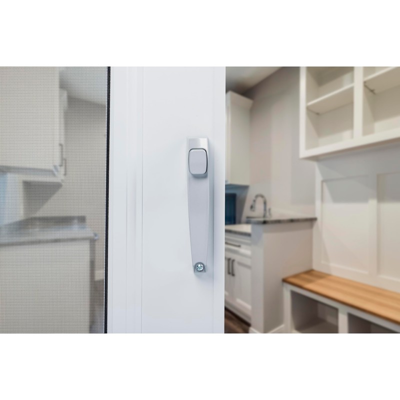 Wright Products Pneumatic Closer and Push Button Latch Combo Kit,