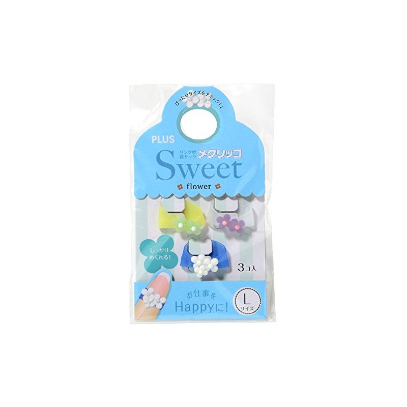 Plus 35-907 Mecricco Sweet Finger Sack, Large, 3 Pieces, Flower,