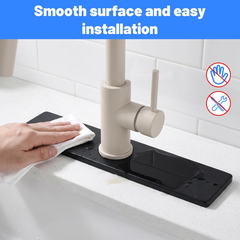 Kitchen Faucet Sink Hole Cover, Deck Plate Escutcheon, 10 Inch
