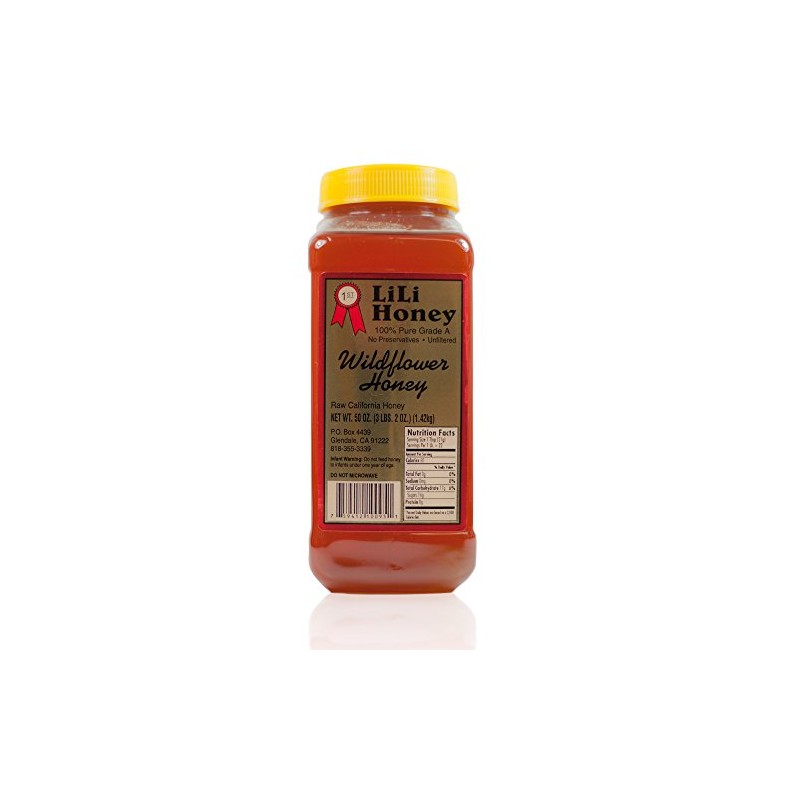 California Wildflower Honey 50 Oz. 3 1/8 Lb 1.42 kg