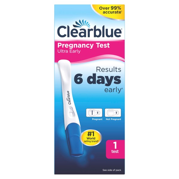 Clearblue Pregnancy Test Stick, Early Detection, 1 Test
