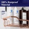 Kitsure Shower Caddy Large - Adhesive Shower Organizer, Stainless Steel