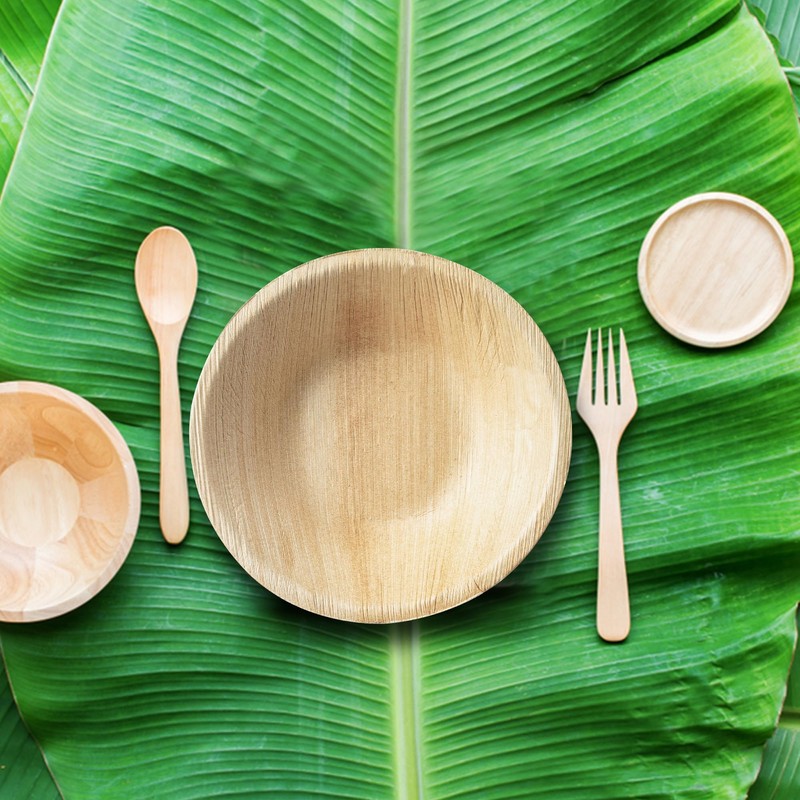 Little Cherry Pack Palm Leaf Bowls | Eco-Friendly Disposable Bowls
