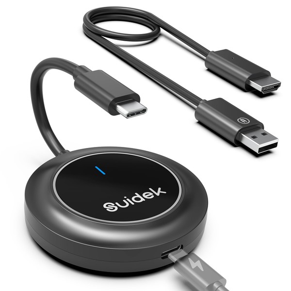 Wireless HDMI with PD 3.0 Fast Charging, Wireless USB-C Transmitter