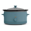 bella 6.0 Qt Manual Slow Cooker, Ceramic Nonstick Coating, 3