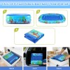 115x82x33cm Cartoon Alberca Piscinas Inflable Rectangular