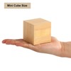 Onerbuy Wooden Digital Cube Alarm Clock Touch Sound Activated Desk