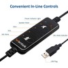 USB Headset with Microphone, Headset with Mic Noise Cancelling for