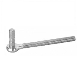 Pollmann® K Building Fittings Hook for Screwing Through, Diameter 13 mm, Length 120 mm, Stainless Steel