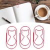 4 Box Cute Cat Paper Clip Fun Shaped Plated Surface