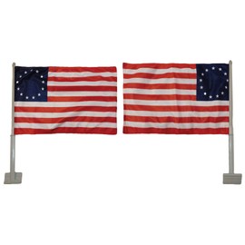 Trade Winds Wholesale Lot of 12 Betsy Ross 13 Star Historical Rough Tex Knit Double Sided 11x18 11"x18" Car Vehicle Flag