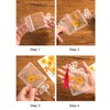 DIY Transparent Dried Pressed Flower Bookmarks,60PCS Thousand Flower Bookmark,Clear Floral