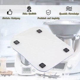 Eucteje Sliding Board Rolling Board Sliding Board Device Mat Glider Underlay Board Sliding Board Accessories Compatible with Thermomix TM5 TM6 Food Processor