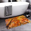 Britimes Bath Mat Bathroom Mat Rug No Silp, Autumn Fall