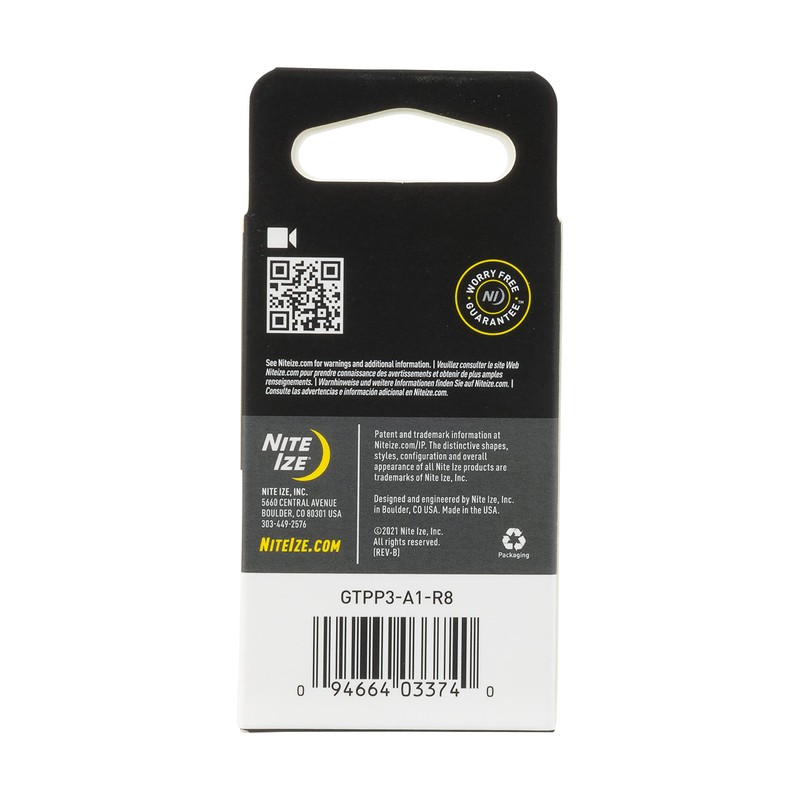 Nite Ize GTPP3-A1-R8 Original Gear Reusable Rubber Twist Tie, 3"
