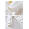 Ganwawo Newborn Cotton Bodysuit, Baby Long Sleeve Button Solid Jumpsuit,