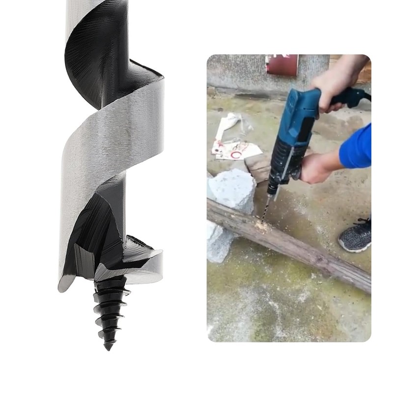 Omninmo 6pcs Auger Wood Drill Bit, 6 8 10 12