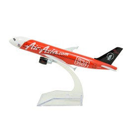 TANG DYNASTY 1/400 16cm AirAsia AIR ASIA Airbus A320 com 2007 Alloy Airplane Plane Model Toy