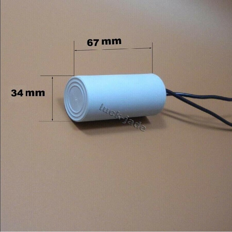 250VAC 25uF 25MFD CBB60 Motor Run Capacitor 2 Wires 25