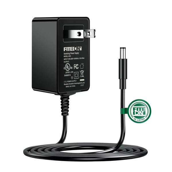 Fite ON UL 5ft AC Adapter for Mettler Toledo PS60
