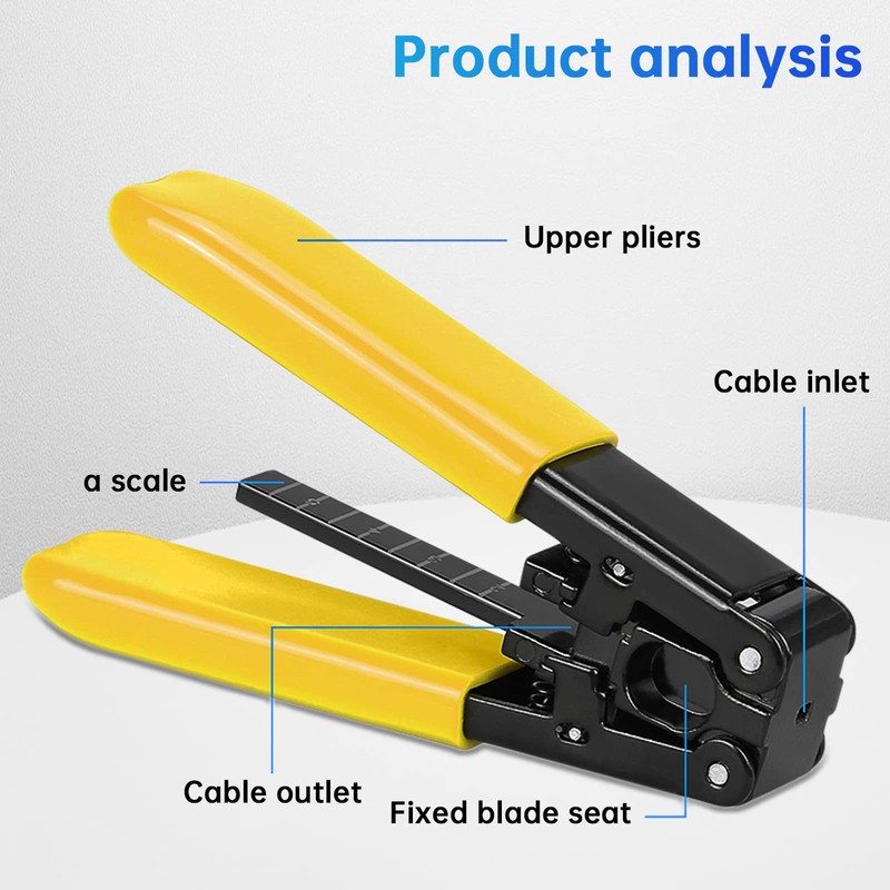 Duogalia Fiber Optic Drop Cable Stripper for 3.0 mm x