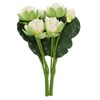 WINOMO Lotus Flower Branch 2pcs Silk Lotus Flower Bouquet Artificial