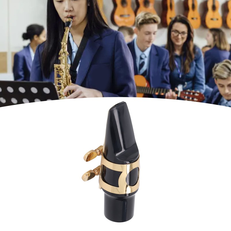 Alto Saxophone Mouthpiece Kit ABS Structure Metal Buckle Clip 2.5