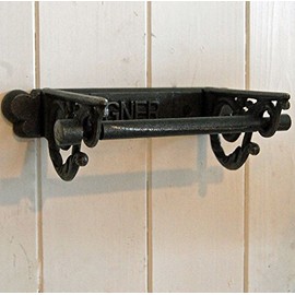Bowley & Jackson Vintage GNER railways Victorian cast metal wall mounted toilet loo roll holder