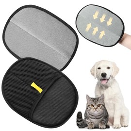 GmwyCzV Fur Magnet, Fur Magnetic Glove, Fur Magnet Cat Gloves, Double-Sided Antistatic Pet Hair Remover Glove, Cat Gloves Grooming for Clothes, Sofas