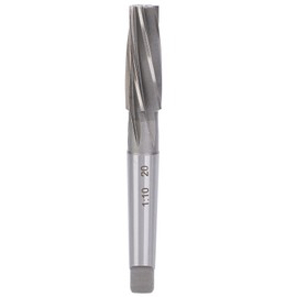 1:10 Taper Shank Spiral Reamer 17x50x22mm High Accuracy High Speed Steel Industrial Cutting Tools