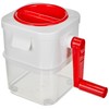 Rigamonti Tritaghiaccio con Spremiagrumi con contenitore. Tritaghiaccio 2in1 multifunzione per