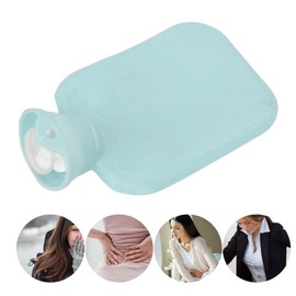 BTIHCEUOT Bolsa de Agua Caliente 500 Ml PVC Modern Azul a Prueba de Explosiones