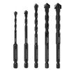 Concrete Drill Set, 5 Pieces, Marble Thin Iron Masonry Drill