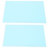 20Pcs Sheet Protector Paper Binding Cover Matte A4 30 Holes