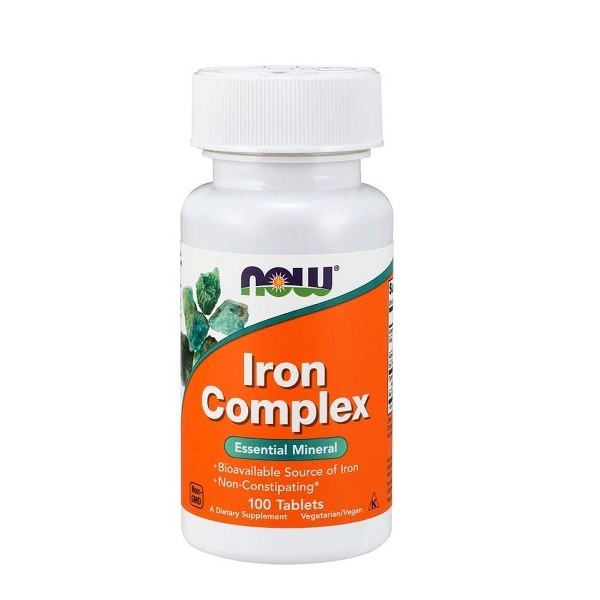 Now Foods Iron Complex Vegetarian, 100 Tabs
