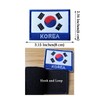 2 PCS AliPlus South Korea Patches South Korea Flag Patches