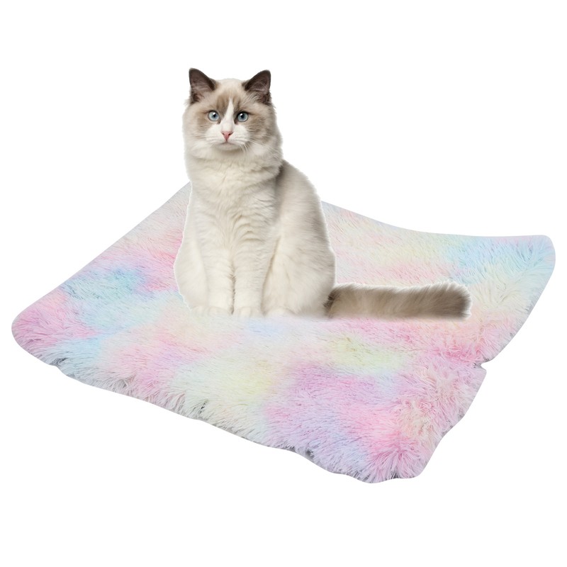 2 in 1 Pet Cat Mat Bed Colorful Cushion Pad