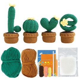 Crochet Set for Beginners, Crochet Set with Crochet Hooks Yarn and Video Creative Knitting Set Craft Set Crochet Set for Beginners Adults Suitable for Adults Craft Beginners and Craft Enthusiasts