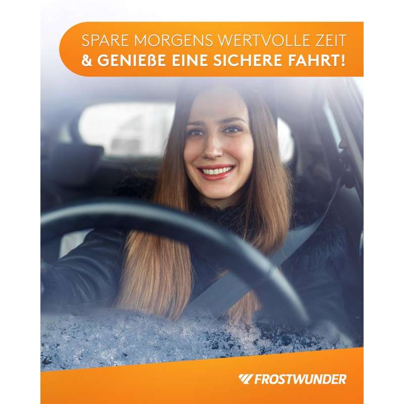 FROSTWUNDER Eiskratzer Auto [Made in Germany] - 100% recycelter Auto
