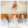 34 Pack Baby Receiving Blanket Set: 4 Flannel Cotton Blankets