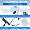 YOCTOSUN Magnifying Glasses for Close Work with 3 LED Lights,