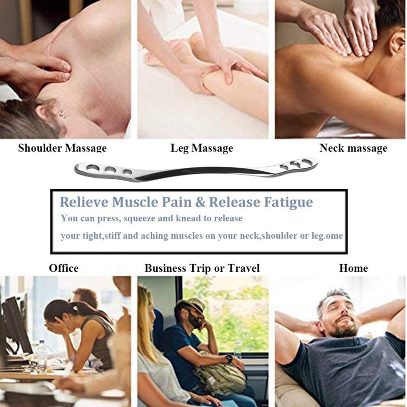 Stainless Steel Gua Sha Massage Tool, Soft Tissue Mobilization Tool
